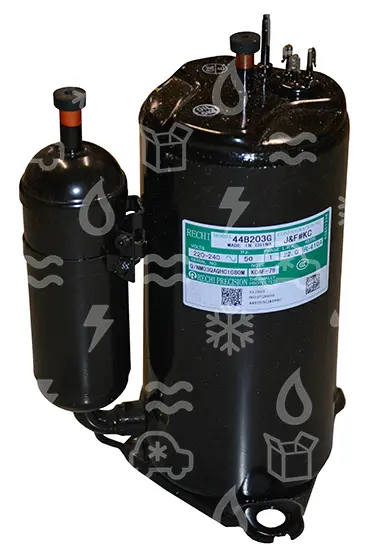 kompresor rotační Rechi 44B203G, R410A, 220V/50 Hz, 8370/2425
